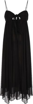 Twin-Set Midi Dress with Spaghetti Straps