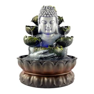 OEM Fuente De Interior, Iluminaci&oacute;n Rgb, Cascada De Buda, Decoraci&oacute;n Feng Shui, Sala De Estar, Dormitorio, Meditaci&oacute;n