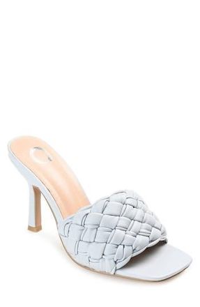 Journee Collection Raquelah Braided Sandal in Blue at Nordstrom Rack, Size 8