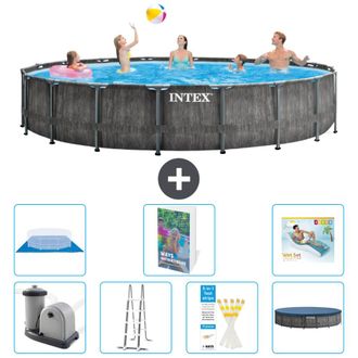 Intex Piscina Prism Frame Redonda - 549x122 Cm - 8-piezas S670