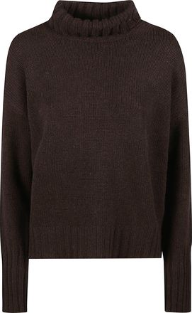 Aragona Ribbed Relaxed Cashmere Turtleneck Sweater