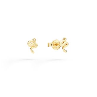 Dodo ORECCHINI MINI STUD SERPENTE ORO GIALLO