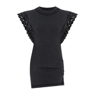 Isabel Marant Dames, Jurken, Grijs, Maat: XS Katoen