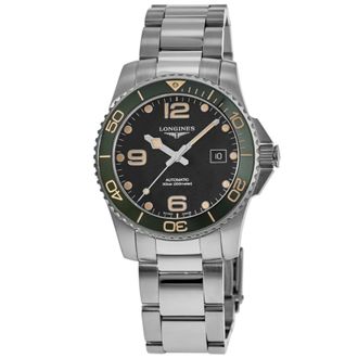 Longines HydroConquest Automatic Black Dial Ceramic Bezel Steel Mens Watch L3.781.4.05.6