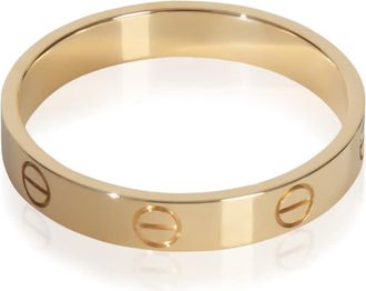 Cartier Pre-Owned Cartier Yellow Gold Small Model Love Ring