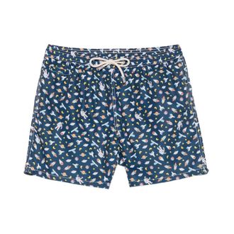 MC2 Saint Barth Beachwear, male, Blue, Size: 3XL Lighting Micro Swim Short