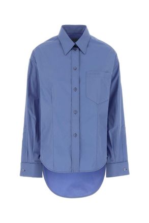 Balenciaga Blue Classic Solid Shirt