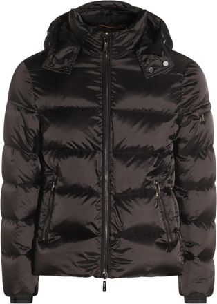Moorer Brett Hooded Down Jacket - Heren - Winterjassen - Zwart - 2XL - Leer - Jassen