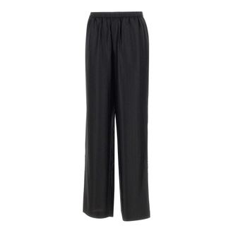 Loulou Studio Kadala Trousers - female - Loulou Studio - Wide Trousers - Black - XS - Trousers