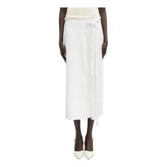 Wales Bonner Antille Rok - Dames - Midirokken - Wit - L - Rokken