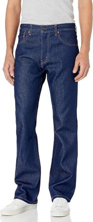 Levi's 517 Jeans Mens Blue Denim Dark Wash Bootcut Leg Zip Fly POSH043