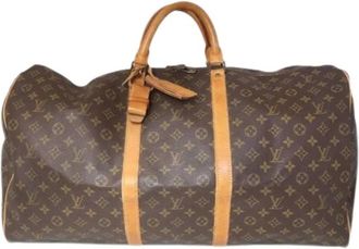 Louis Vuitton Pre-owned Weekend Bags, female, Brown, Size: ONE SIZE Pre-owned Boston Bag