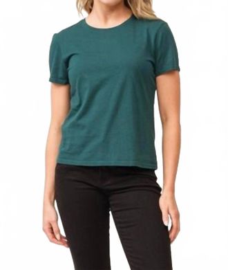 Dear John Denim Unity Crewneck Tee In Deep Teal