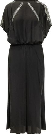 Pinko Angie Jurk - Dames - Casual kleedjes - Zwart - M - Kleedjes