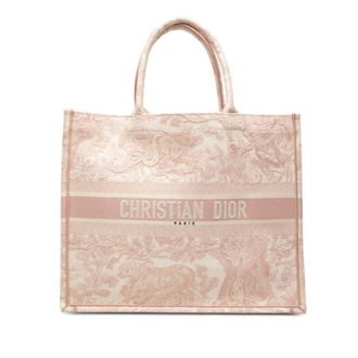 Dior Pre-owned Dior Large Canvas Embroidered Dioriviera Toile De Jouy Book Tote Ladies N63517GJEMAW2W3R