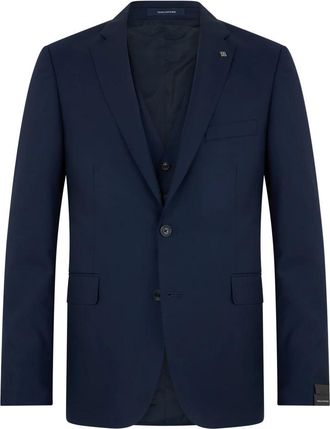Tagliatore Blazers - Heren - Blazers - Blauw - L - Wol - Jassen