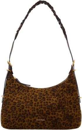 Vanessa Bruno Jess PM Zip Bag - Dames - Schoudertassen - Bruin - ONE Size - Katoen - Tassen