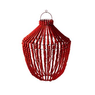 Novità Home Bubbles - large lampshade red wood spheres becomes fx-59