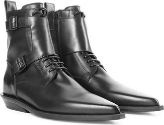 Ann Demeulemeester Efro biker boots - 099 BLACK