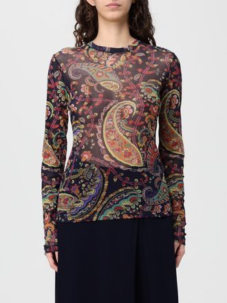 Etro Top in maglia Etro con motivo Paisley