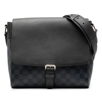 Louis Vuitton Tweedehands Damier Cobalt Newport Messenger PM
