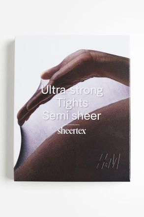 H&M Sheertex Ultra-strong Semi-sheer Tights in Black at Nordstrom, Size X-Small