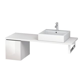 Duravit Consola Baja L-cube 320x477x400mm Alto Brillo Albaricoque Perla