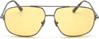 Tom Ford FT109608E Aviator Full Rim Sunglasses - Gray