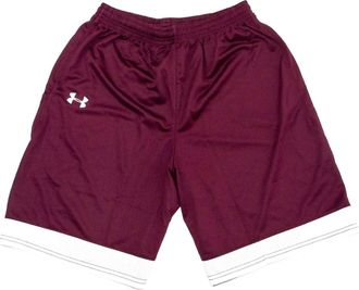 Under Armour Mens Stock Toli Shorts In Maroon