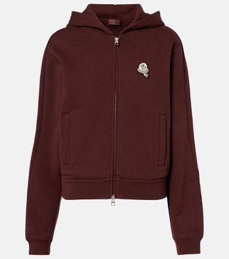 Moncler Sudadera con capucha de algod&oacute;n con logo