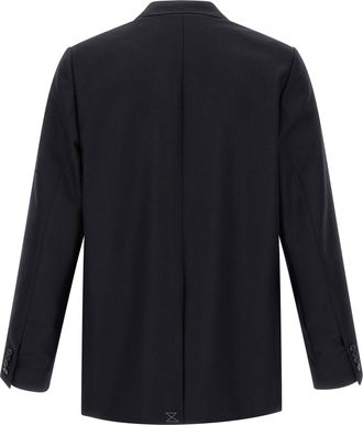 Dries Van Noten Mens Blue Wool Blazer Clothing