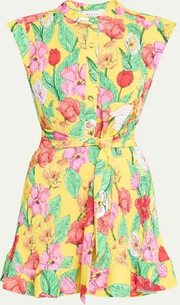 Milly Joan Tulip Rosette Dress