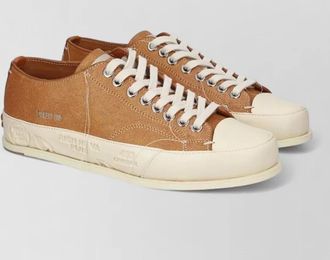 Premiata vincent 015 leather sneakers contrast sole
