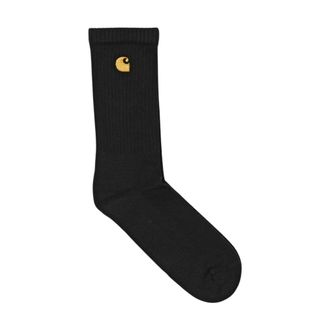 Carhartt Work in Progress Carhartt Wip, Socks, male, Black, Size: ONE SIZE Ribbed Knit Socks