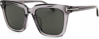 Tom Ford Sunglasses Square Full Rim, Grey Frame And Smoke Lens Ft0969-K20A