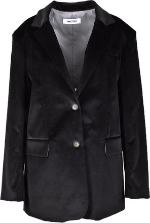 ANNIE PARIS Tailored Black Velvet Jacket
