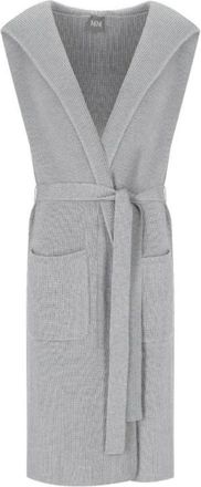 Max Mara Badesse Sleeveless Cardigan - Dames - Bodywarmers - Grijs - XS - Wol - Jassen