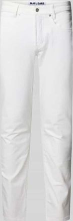 M.A.C Regular Fit Jeans aus Baumwoll-Mix Modell Arne Pipe in Weiss, Gr&ouml;&szlig;e 31/32