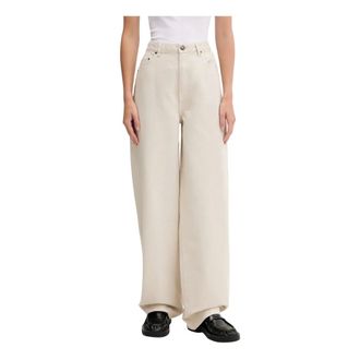 Rotate Rotate Birger Christensen, Dames, Broeken, Beige, Maat: W29 Katoen