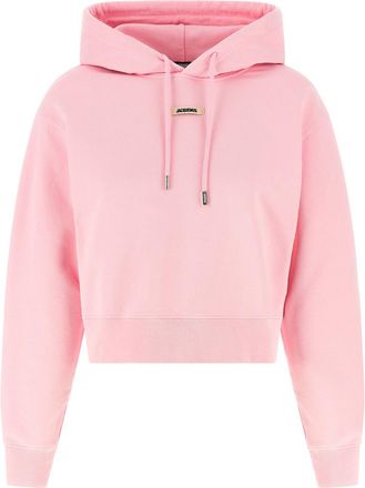 Jacquemus Pink Le Hoodie Gros-Grain Hoodie