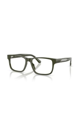 Emporio Armani 54mm Rectangle optical glasses in Green at Nordstrom