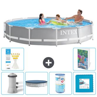 Intex Piscina Prism Frame Redonda - 366x76 Cm - 7-piezas S254