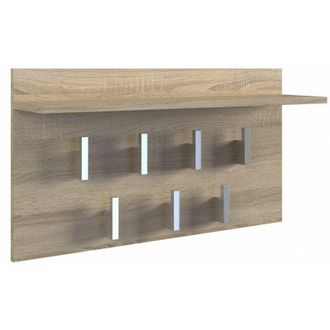 Topeshop Topeshop - carmen Pratico appendiabiti con ripiano Dimensioni: 40x70x20 7 ganci Pratico tablet Design moderno