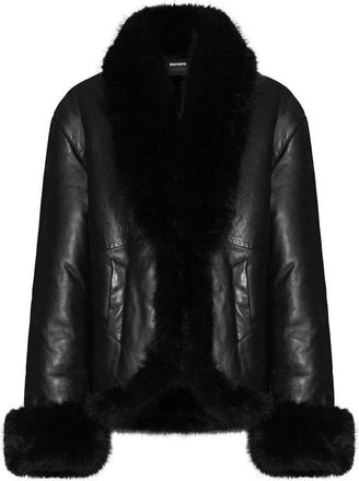 Rotate Rotate Birger Christensen, Dames, Jassen, Zwart, Maat: 2XS Leer