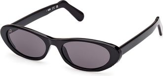 GCDS GD0021 01A Mens Sunglasses Black Size 55
