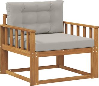 vidaXL Sof&aacute; Intermedio De Exterior Madera De Acacia S&oacute;lida Vidaxl