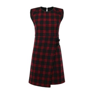 Pinko Amaranda Mini Jurk - Dames - Korte kleedjes - Veelkleurig - XS - Wol - Kleedjes