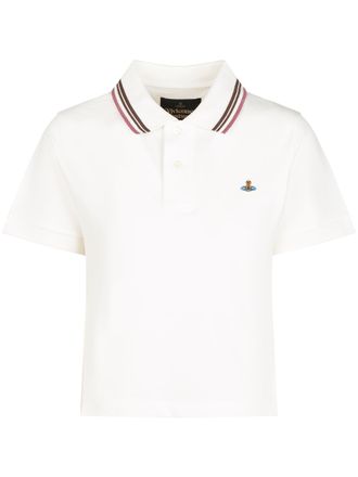 Vivienne Westwood Cropped Polo Shirt with Classic Collar
