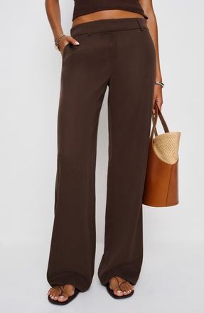 Reformation Gisele Low Rise Pants in Cafe at Nordstrom, Size 12