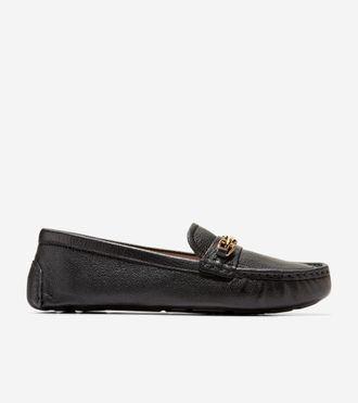 Cole Haan Womens Emeryn Horsebit Driving Shoes - Black Size 10.5